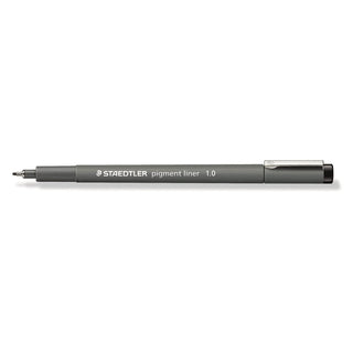 Pigment liner Fineliner Styckvis Svart - 1,0 - 1 - Staedtler - Tidformera
