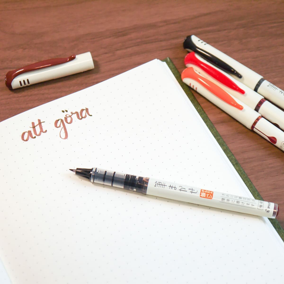 Pilot Brush pen Fude - Makase - Pink - 3 - Pilot - Tidformera