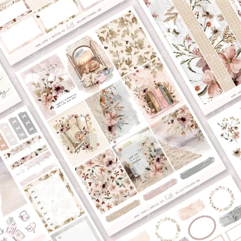 Planner Sticker Kit - Book Lover - 1 - Hello Petite Paper - Tidformera