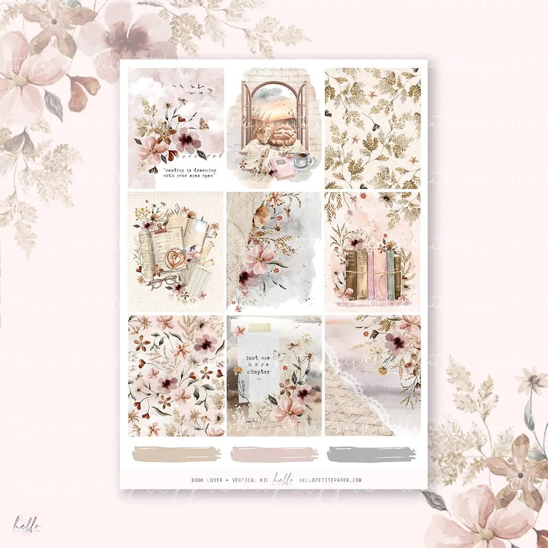 Planner Sticker Kit - Book Lover - 5 - Hello Petite Paper - Tidformera
