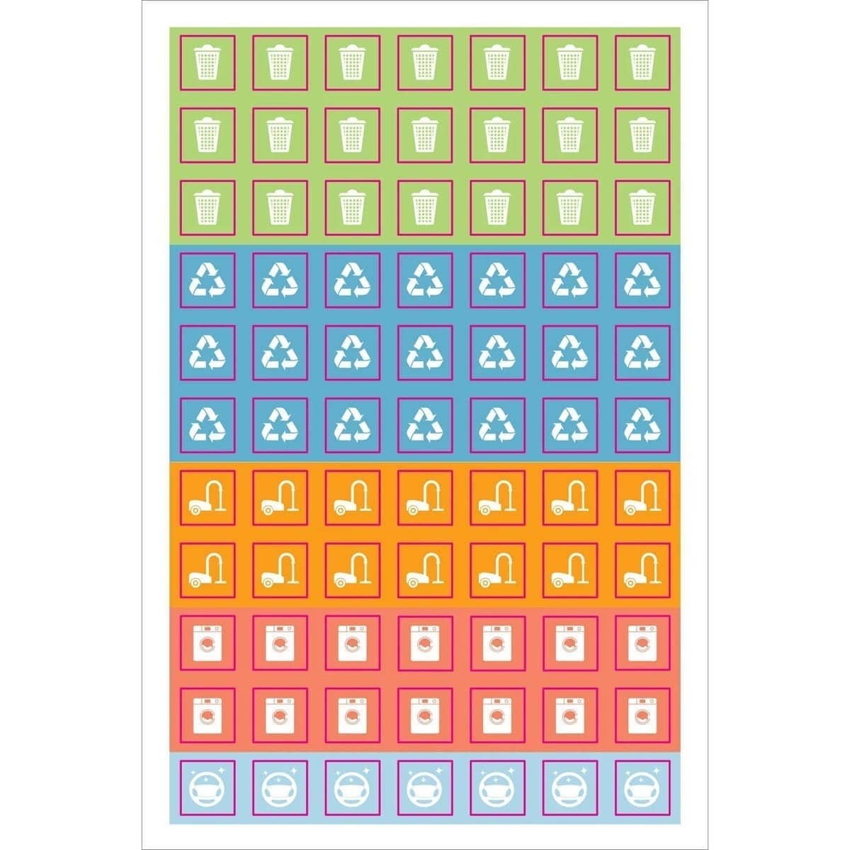 Planner stickers Kalenderstickers - Home & family management stickers - 8 - Peter Pauper Press - Tidformera