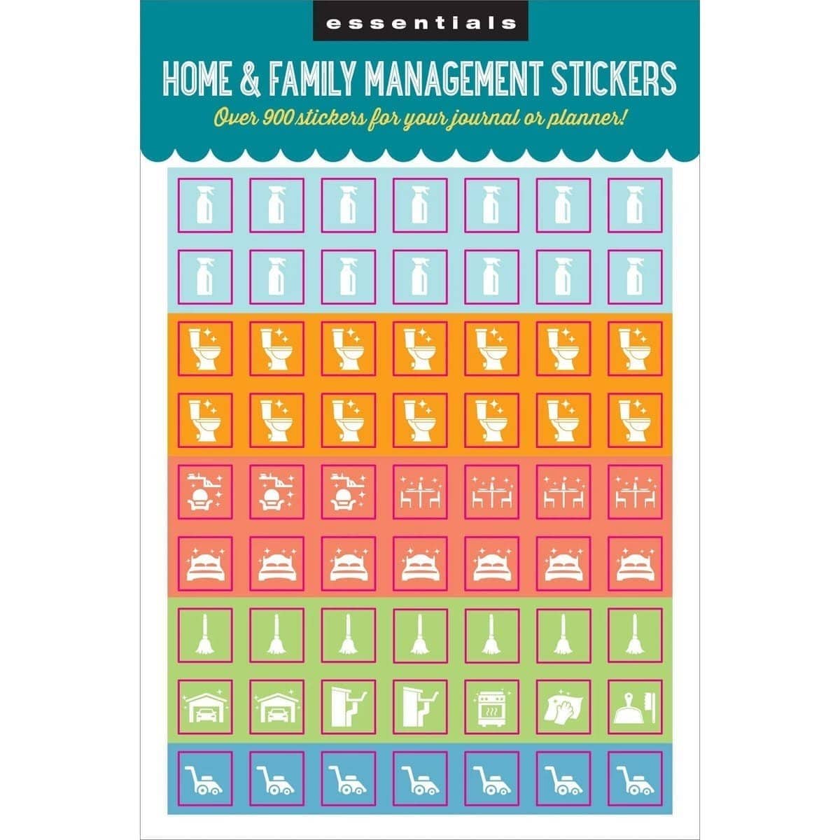 Planner stickers Kalenderstickers - Home & family management stickers - 2 - Peter Pauper Press - Tidformera