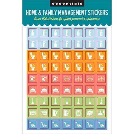 Planner stickers Kalenderstickers - Home & family management stickers - 2 - Peter Pauper Press - Tidformera