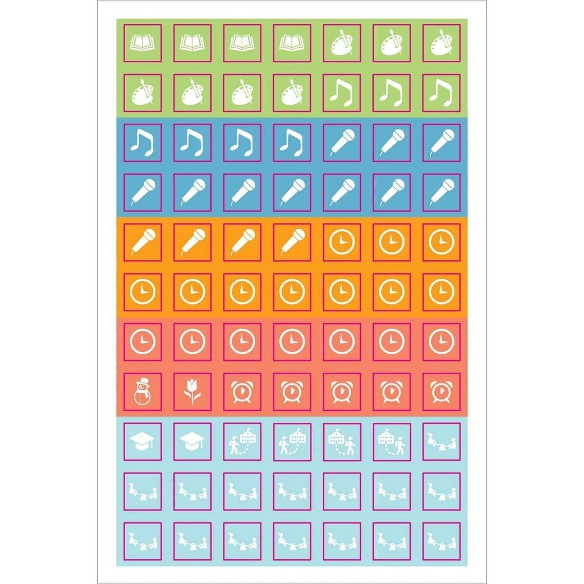 Planner stickers Kalenderstickers - Home & family management stickers - 3 - Peter Pauper Press - Tidformera