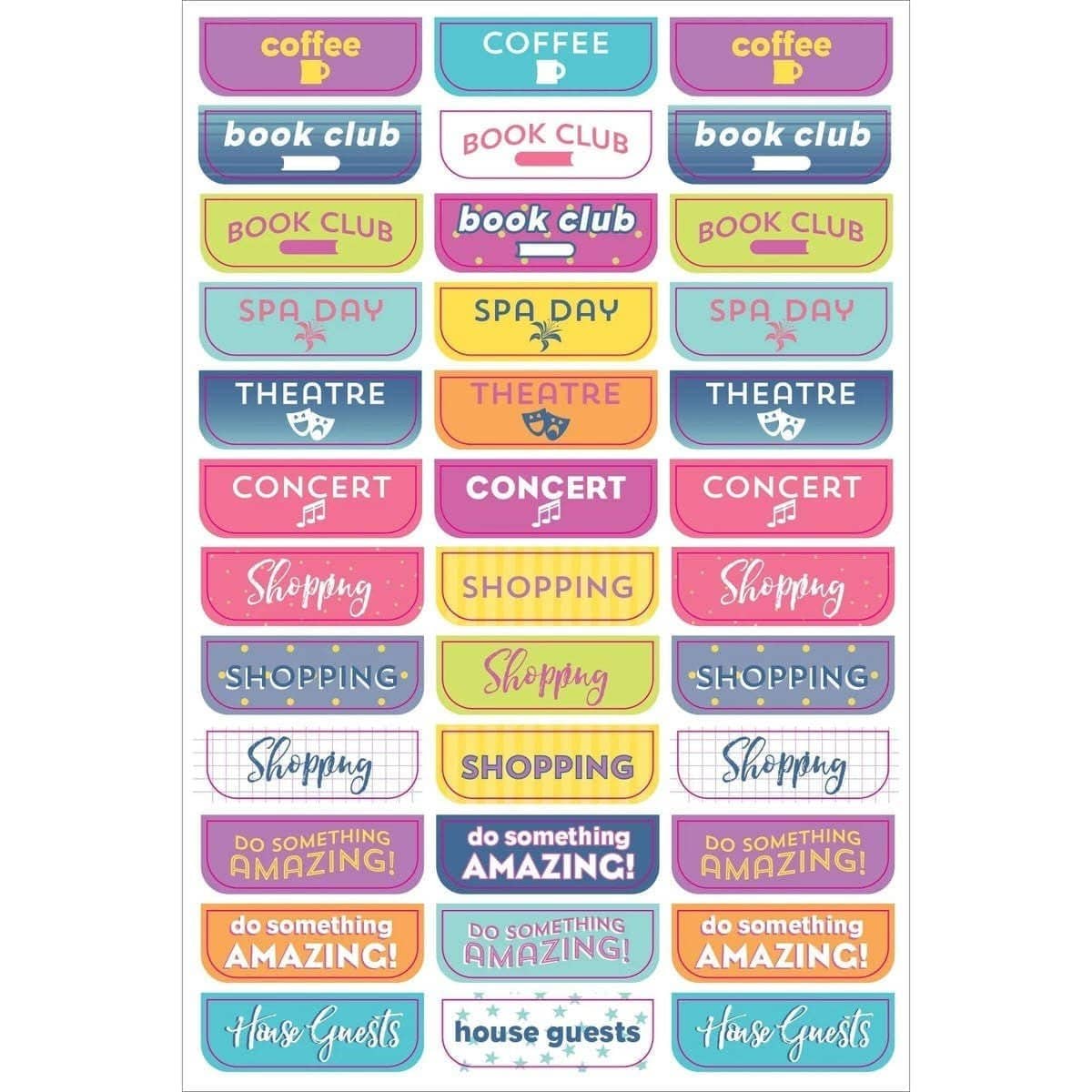 Planner stickers Kalenderstickers - Planner stickers mega pack - 7 - Peter Pauper Press - Tidformera