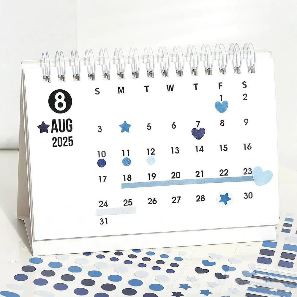 Planner Stickers Sheet - Daily Palette - Ocean - 5 - BGM - Tidformera