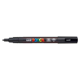 Posca marker PC - 3M - Black från Uni Mitsubishi Pencil. Svart märkpenna - Tidformera