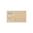 Post - it notes Kraft - 76 x 127 mm från Stick'n. Ett rektangulärt post-it block med kraftfärgat papper.  - Tidformera