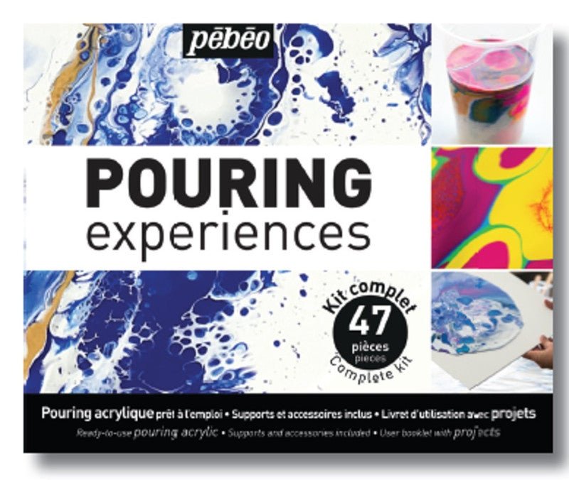 Pouring experiences - Complete kit 47 delar - 1 - Pebeo - Tidformera