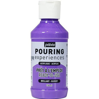 Pouringfärg Pebeo Experiences - 118 ml Glossy - Light Violet - 1 - Pebeo - Tidformera