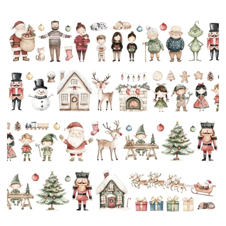 Pre cut Pet Tape - Penpaling Paula - Christmas Day - 2 - Penpaling Paula - Tidformera