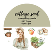 Pre cut Pet Tape - Penpaling Paula - Cottage Soul - 1 - Penpaling Paula - Tidformera