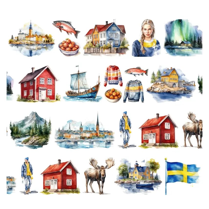 Pre cut Pet Tape - Penpaling Paula - Sweden - 2 - Penpaling Paula - Tidformera