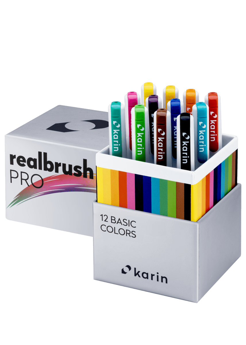 Realbrush PRO 12 - pack - Basic colors - 1 - Karin - Tidformera