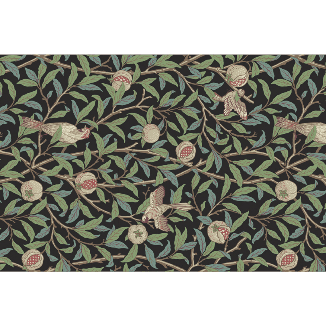 Remake sheet - Morris & Co - Bird & Pomegranate - 3 - MT masking tape - Tidformera