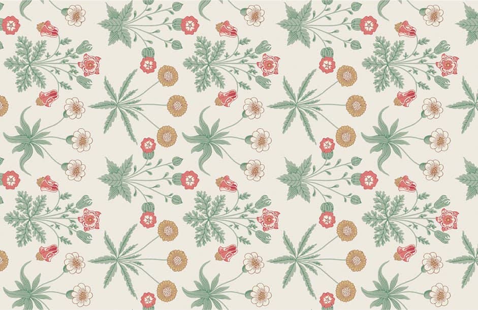 Remake sheet - Morris & Co - Daisy - 3 - MT masking tape - Tidformera