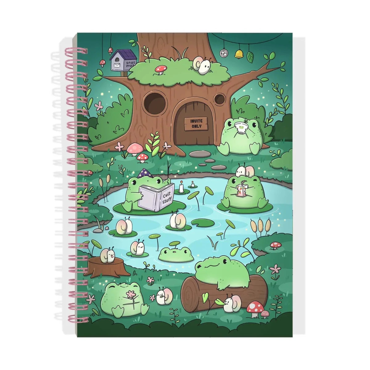 Reusable Sticker Storage - Frog hideaway - 1 - CutieSquad - Tidformera