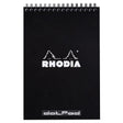 Rhodia Spiralblock A5+ Dotted Kortsida från Rhodia - Svart skrivblock - Tidformera