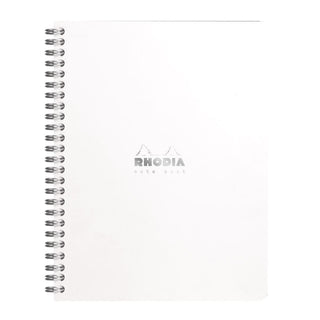 Rhodia Spiralblock A5+ Dotted Långsida Vit från Rhodia - Vitt skrivblock - Tidformera