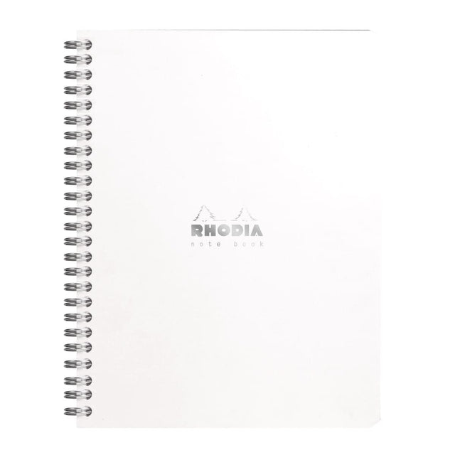 Rhodia Spiralblock A5+ Dotted Långsida Vit från Rhodia - Vitt skrivblock - Tidformera