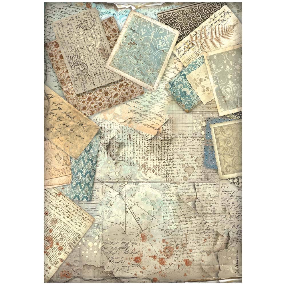 Rice Paper A4 - Alterego - 6 - pack - 7 - Stamperia - Tidformera