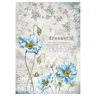 Rice Paper A4 - Dreamer - 1 - Stamperia - Tidformera