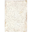 Rice Paper A4 - Handmade Letter - 1 - Stamperia - Tidformera