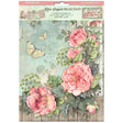 Rice Paper A4 - House of Roses - 6 - pack - 1 - Stamperia - Tidformera