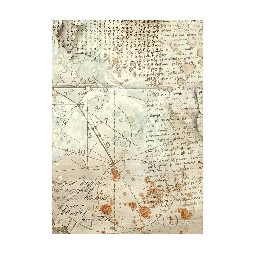 Rice Paper A6 - Alterego - 8 - pack - 4 - Stamperia - Tidformera