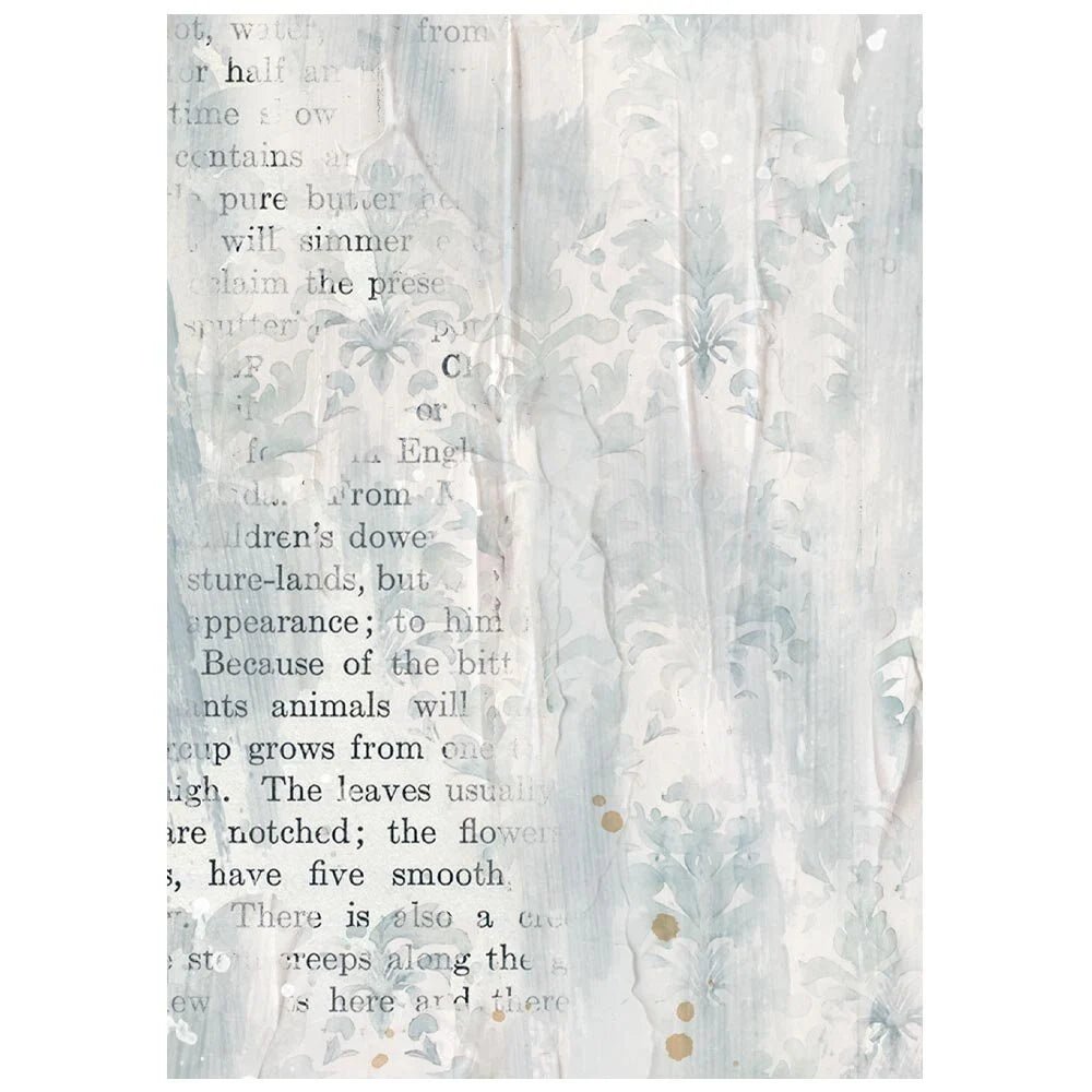 Rice Paper A6 - Backgrounds - 8 - pack - Secret Diary - 8 - Stamperia - Tidformera