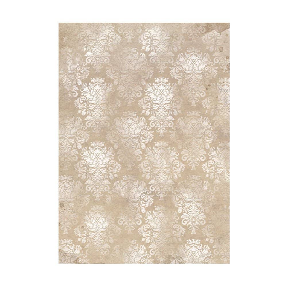 Rice Paper A6 - Golden Harmony - 8 - pack - 4 - Stamperia - Tidformera