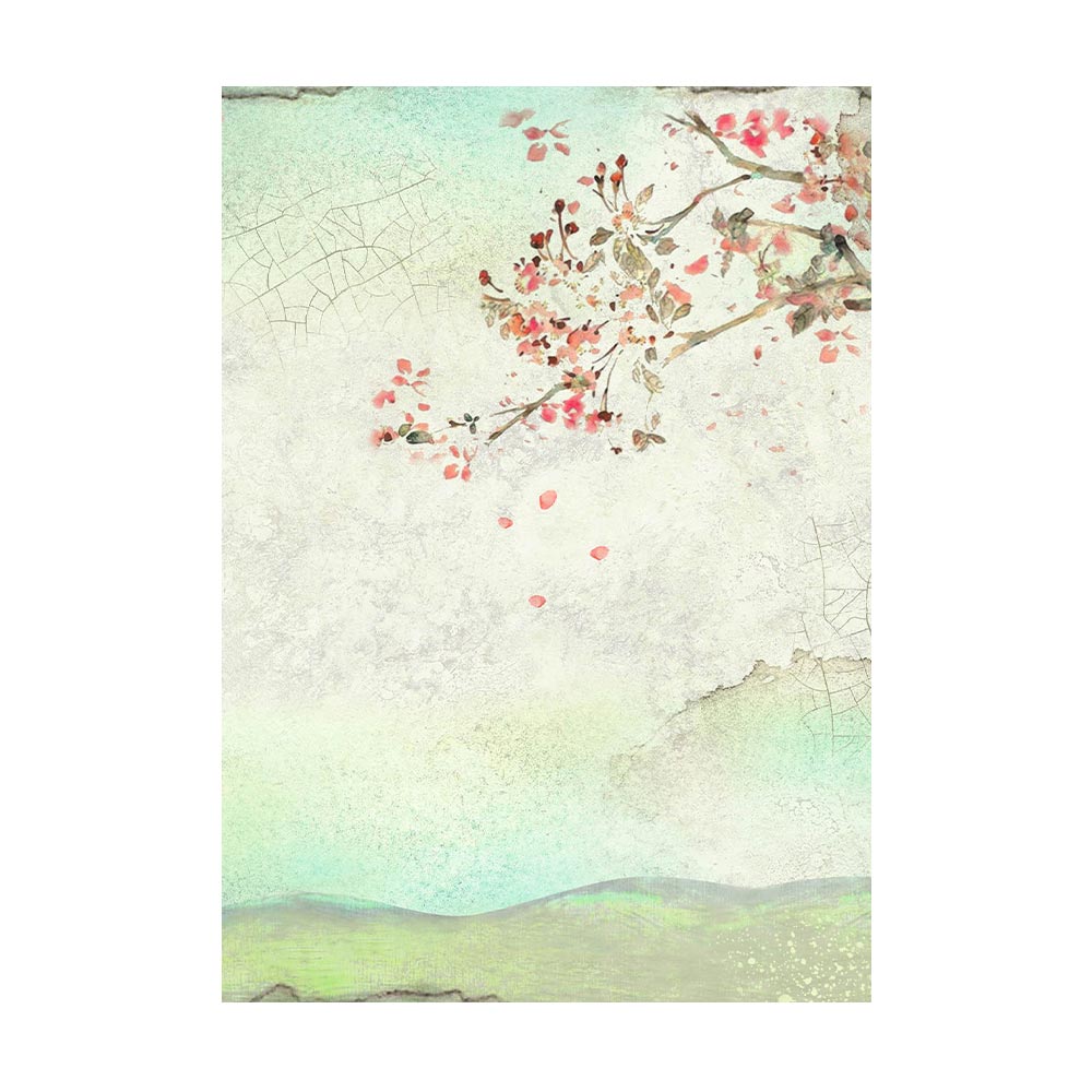 Rice Paper A6 - House of Roses - 8 - pack - 5 - Stamperia - Tidformera