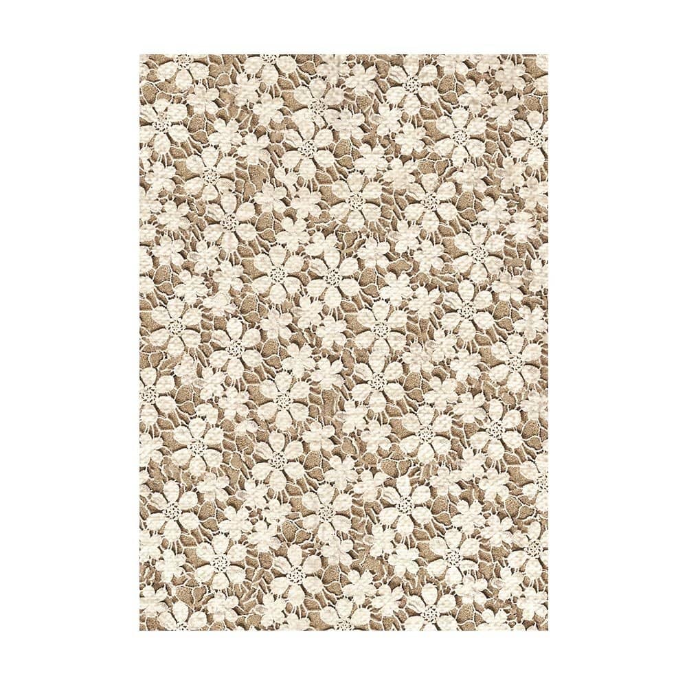Rice Paper A6 - Old Lace - 8 - pack - 9 - Stamperia - Tidformera