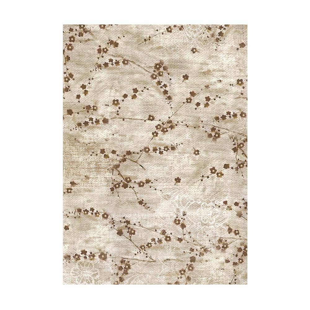 Rice Paper A6 - Old Lace - 8 - pack - 7 - Stamperia - Tidformera