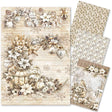 Rice Paper Art set - A4 - 4 - pack - Winter Season - 1 - Ciao Bella - Tidformera