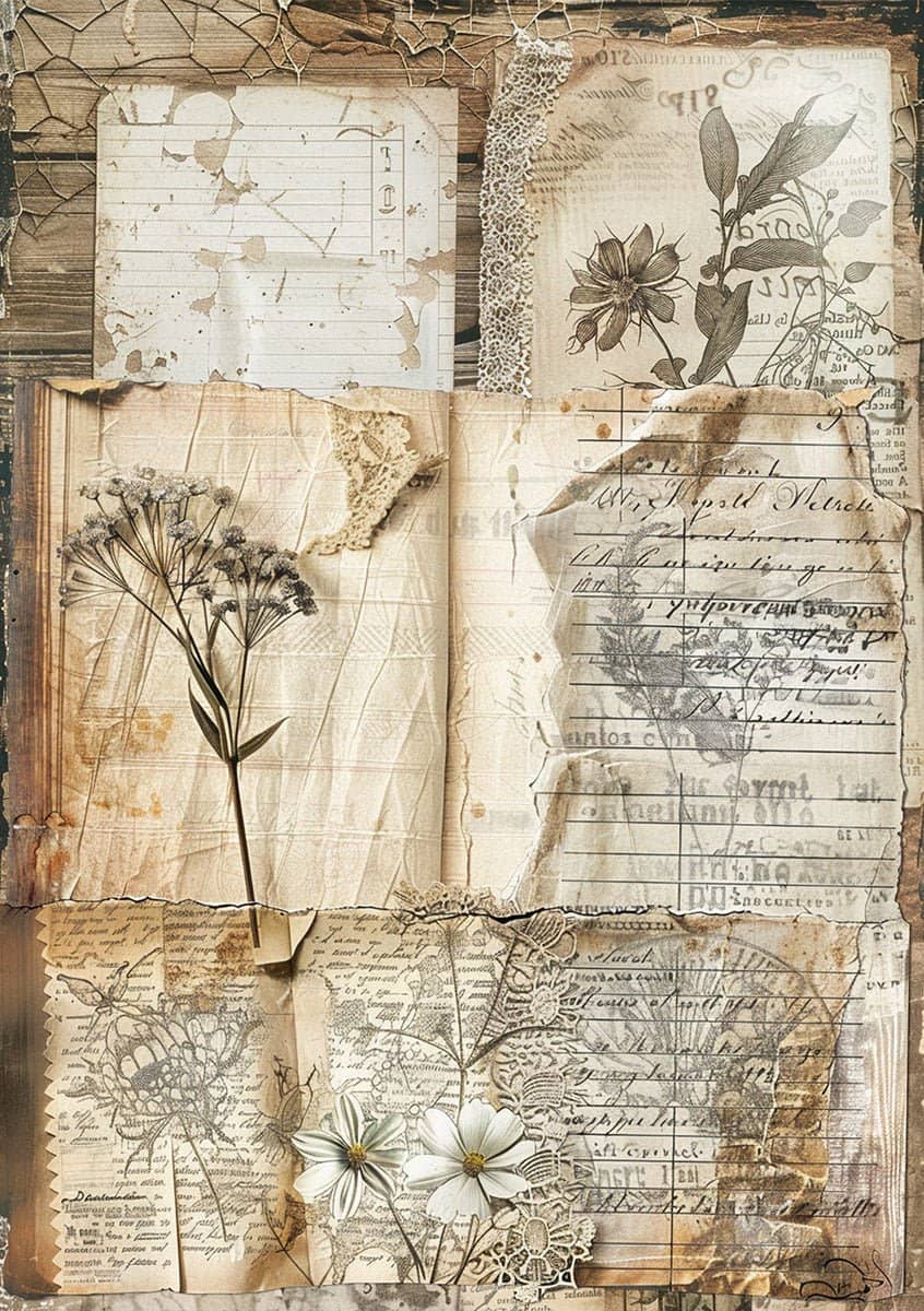 Rice Paper Art set - A5 - 8 - pack - Codex - 8 - Ciao Bella - Tidformera