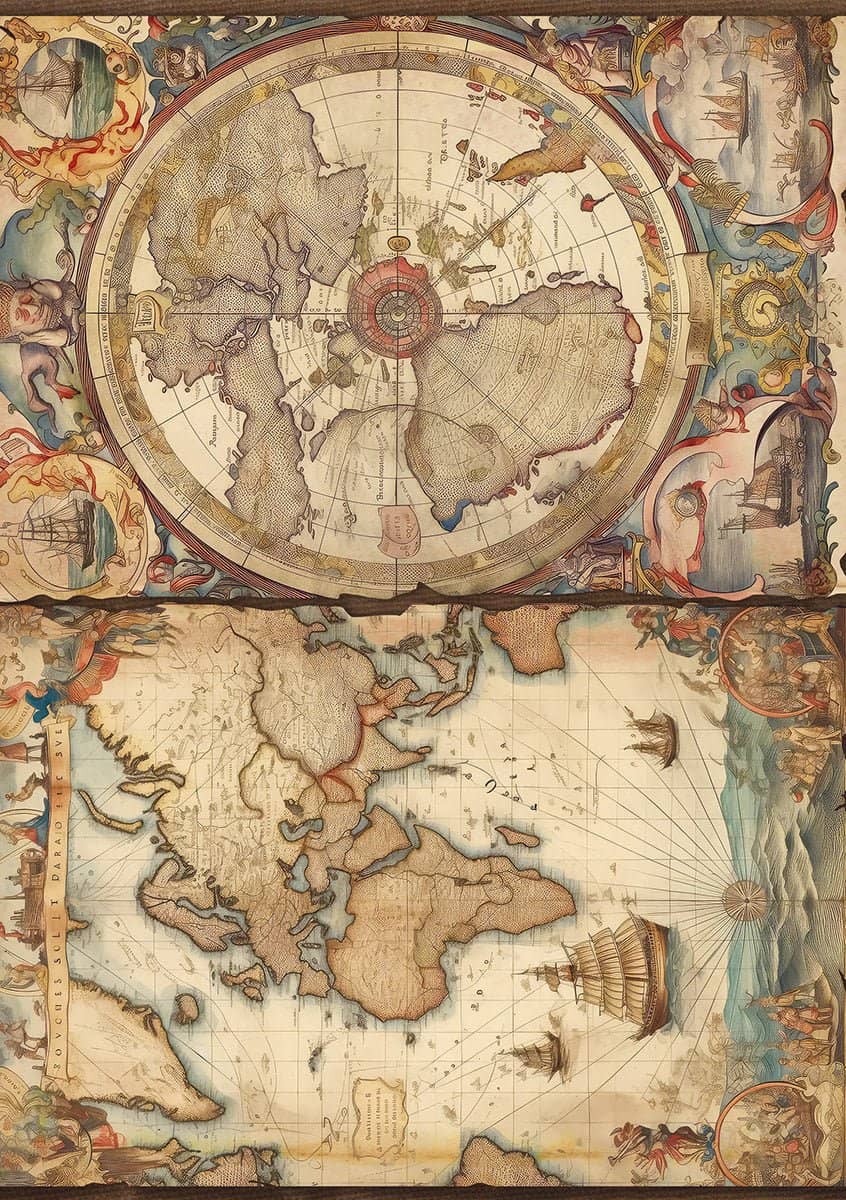 Rice Paper Art set - A5 - 8 - pack - Codex - 4 - Ciao Bella - Tidformera