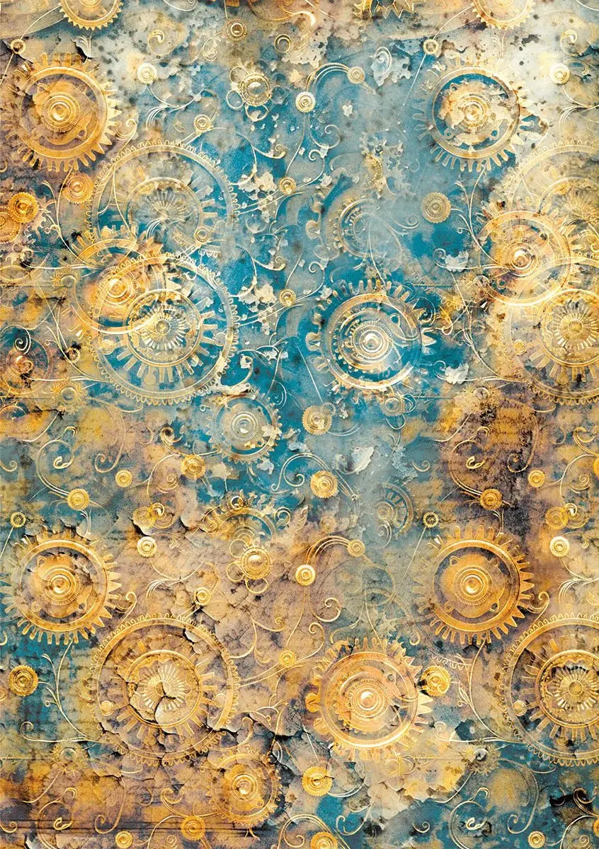 Rice Paper Art set - A5 - 8 - pack - Esprit De Voyage - 5 - Ciao Bella - Tidformera