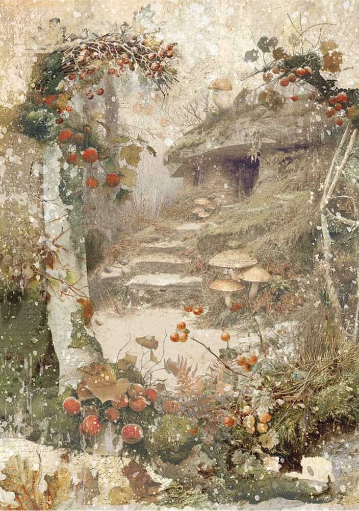 Rice Paper Art set - A5 - 8 - pack - Fairy Whispers - 7 - Ciao Bella - Tidformera