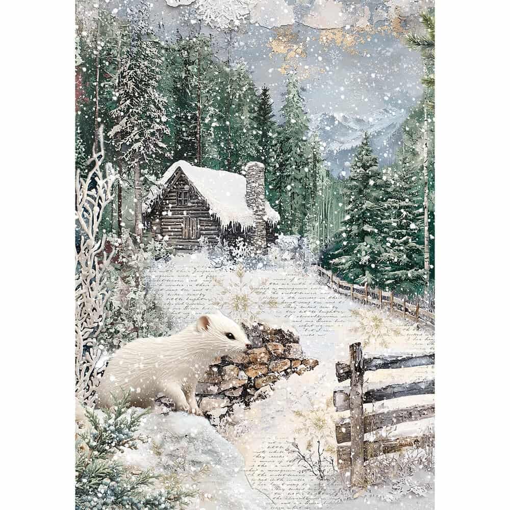 Rice Paper Art set - A5 - 8 - pack - Forest Tales - 3 - Ciao Bella - Tidformera