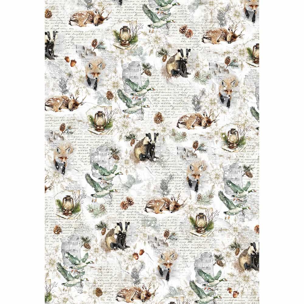 Rice Paper Art set - A5 - 8 - pack - Forest Tales - 9 - Ciao Bella - Tidformera