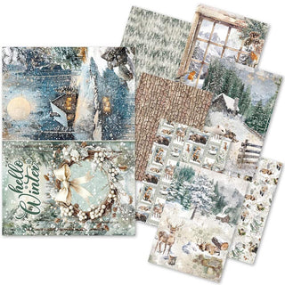 Rice Paper Art set - A5 - 8 - pack - Forest Tales - 1 - Ciao Bella - Tidformera