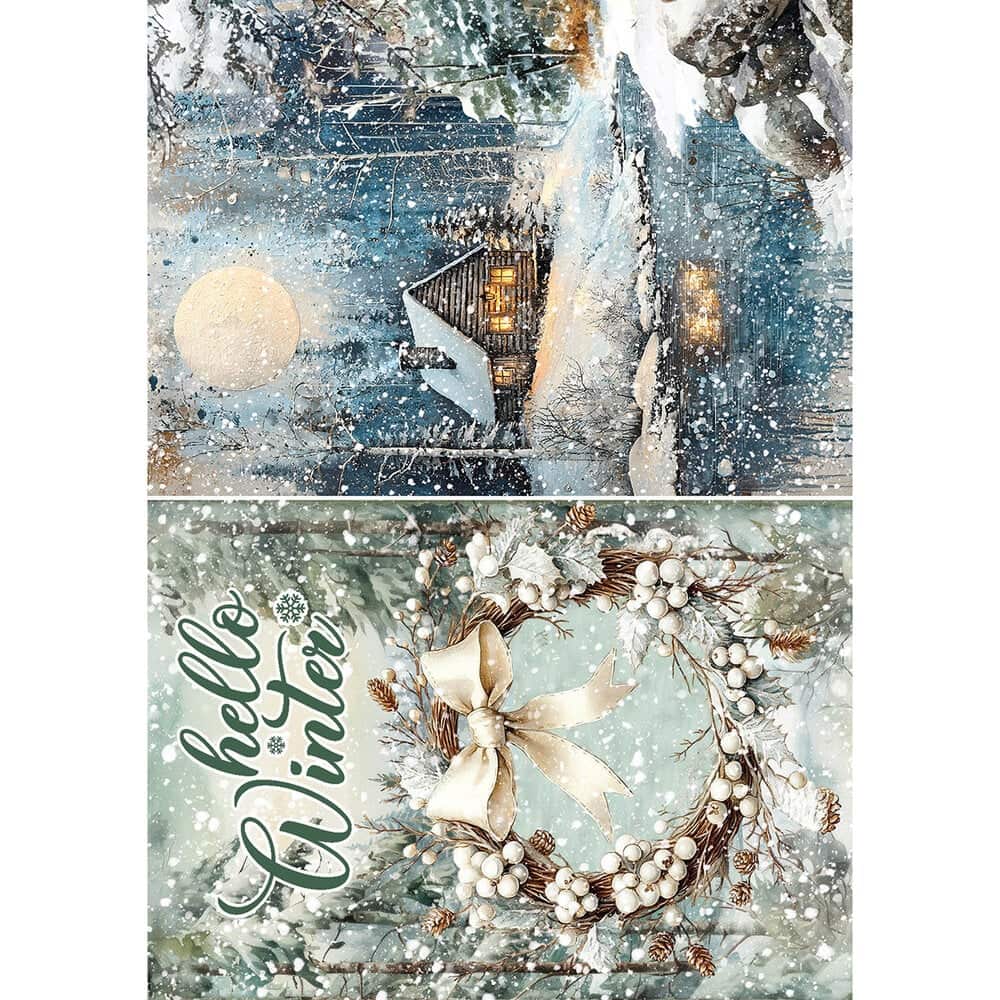 Rice Paper Art set - A5 - 8 - pack - Forest Tales - 4 - Ciao Bella - Tidformera