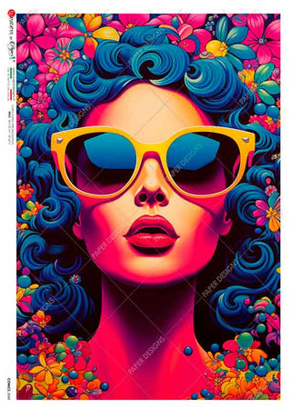 Rice Paper Decoupage - A5 - Comics 0048 - 1 - Paper Designs - Tidformera