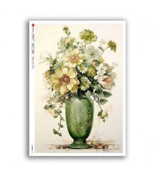 Rice Paper Decoupage - A5 - FLOWERS 0426 - 1 - Paper Designs - Tidformera