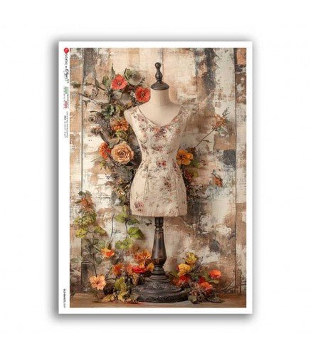 Rice Paper Decoupage - A5 - OLD OBJECTS 0049 - 1 - Paper Designs - Tidformera