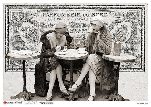 Rice Paper Decoupage - A5 - Old photos 0102 - 1 - Paper Designs - Tidformera