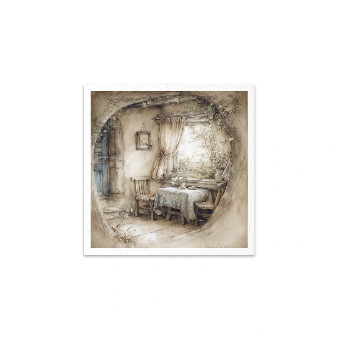 Rice paper Set - 15 x 15 - Mouse World - 3 - ITD Collection - Tidformera