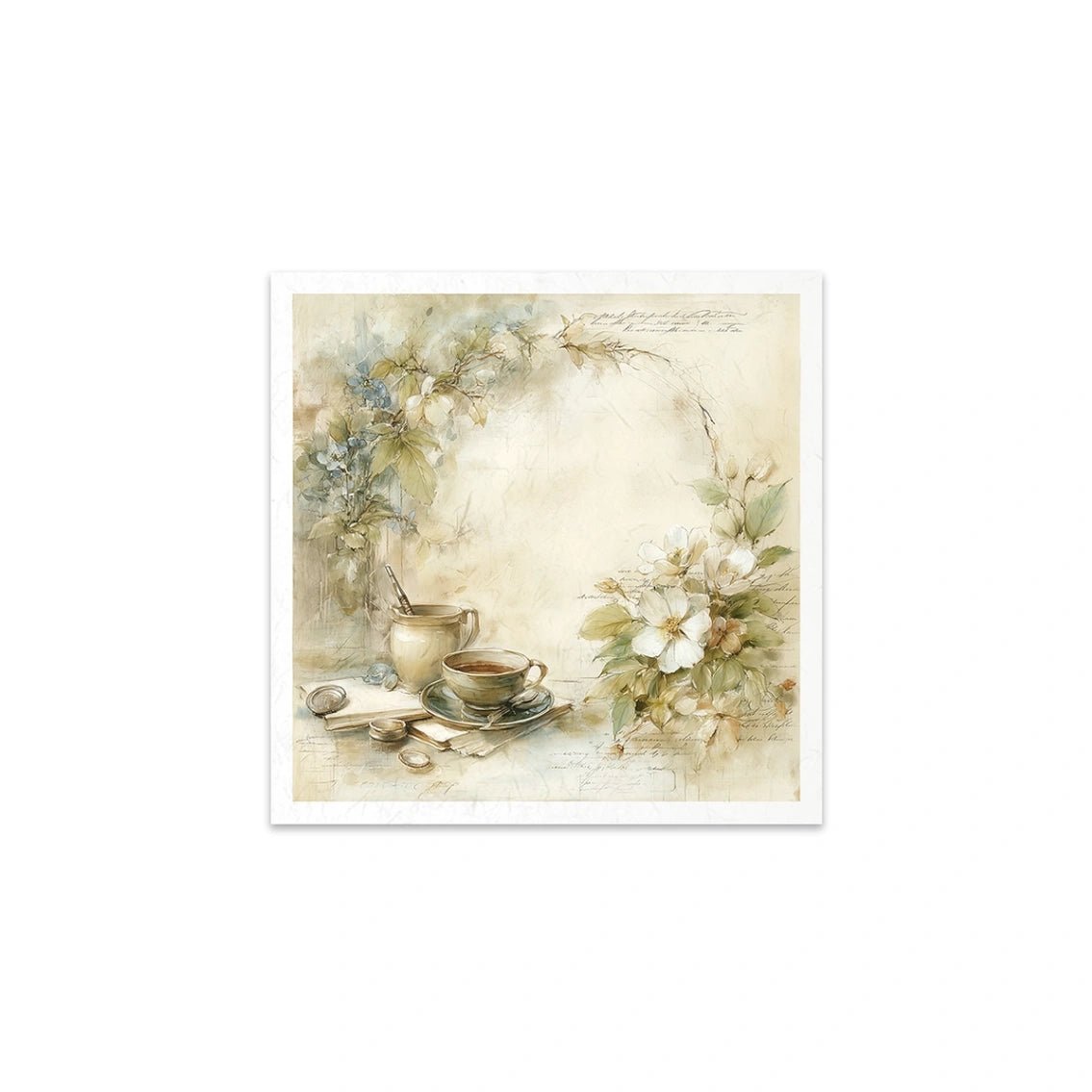 Rice paper Set - 15 x 15 - Spring Impressions - 5 - ITD Collection - Tidformera