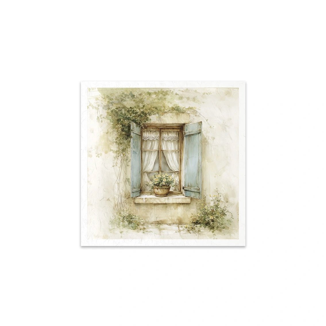 Rice paper Set - 15 x 15 - Spring Impressions - 4 - ITD Collection - Tidformera